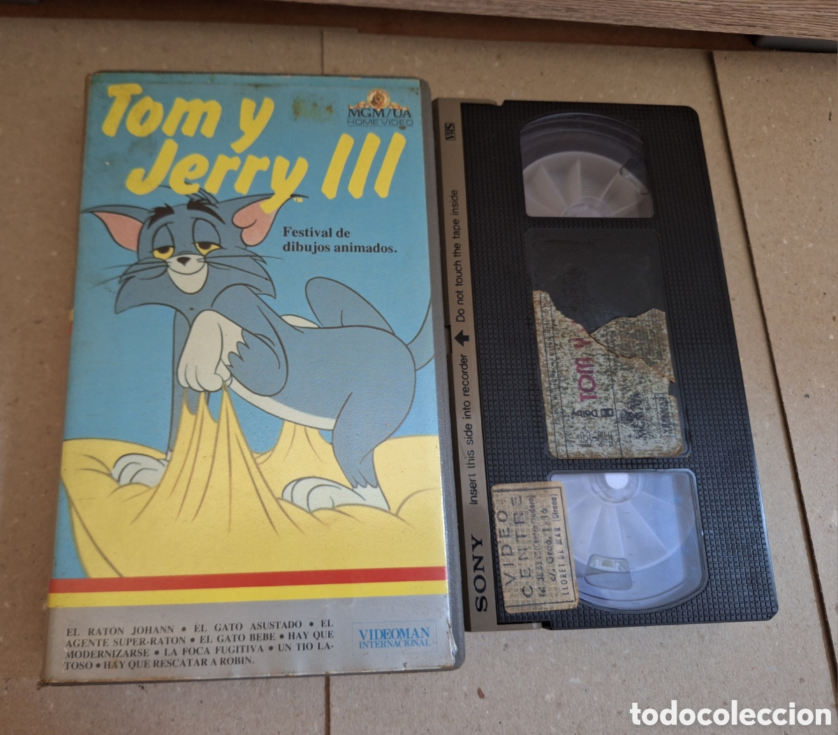 Cine: Tom & Jerry III VHS Dibujos Animados