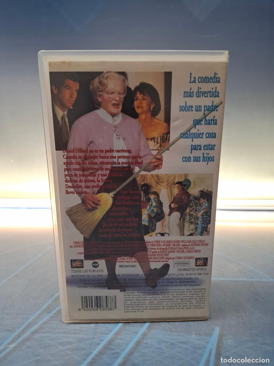 Cine: Vhs, Se&ntilde;ora Doubtfire - Foto 3