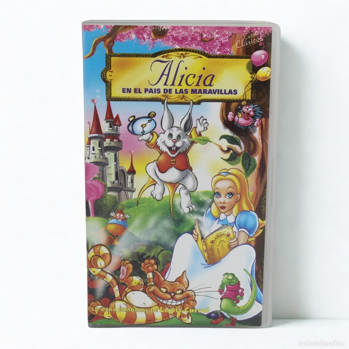 Cinema: VHS Alicia En El Pa&iacute;s De Las Maravillas PAL Castellano Cuento Cl&aacute;sico Animaci&oacute;n