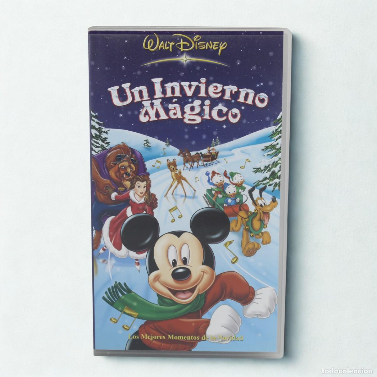 Cine: Walt Disney VHS Un Invierno M&aacute;gico Mickey Mouse PAL Castellano Navidad