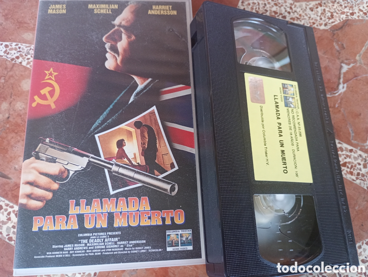 Cine: Llamada para un muerto vhs