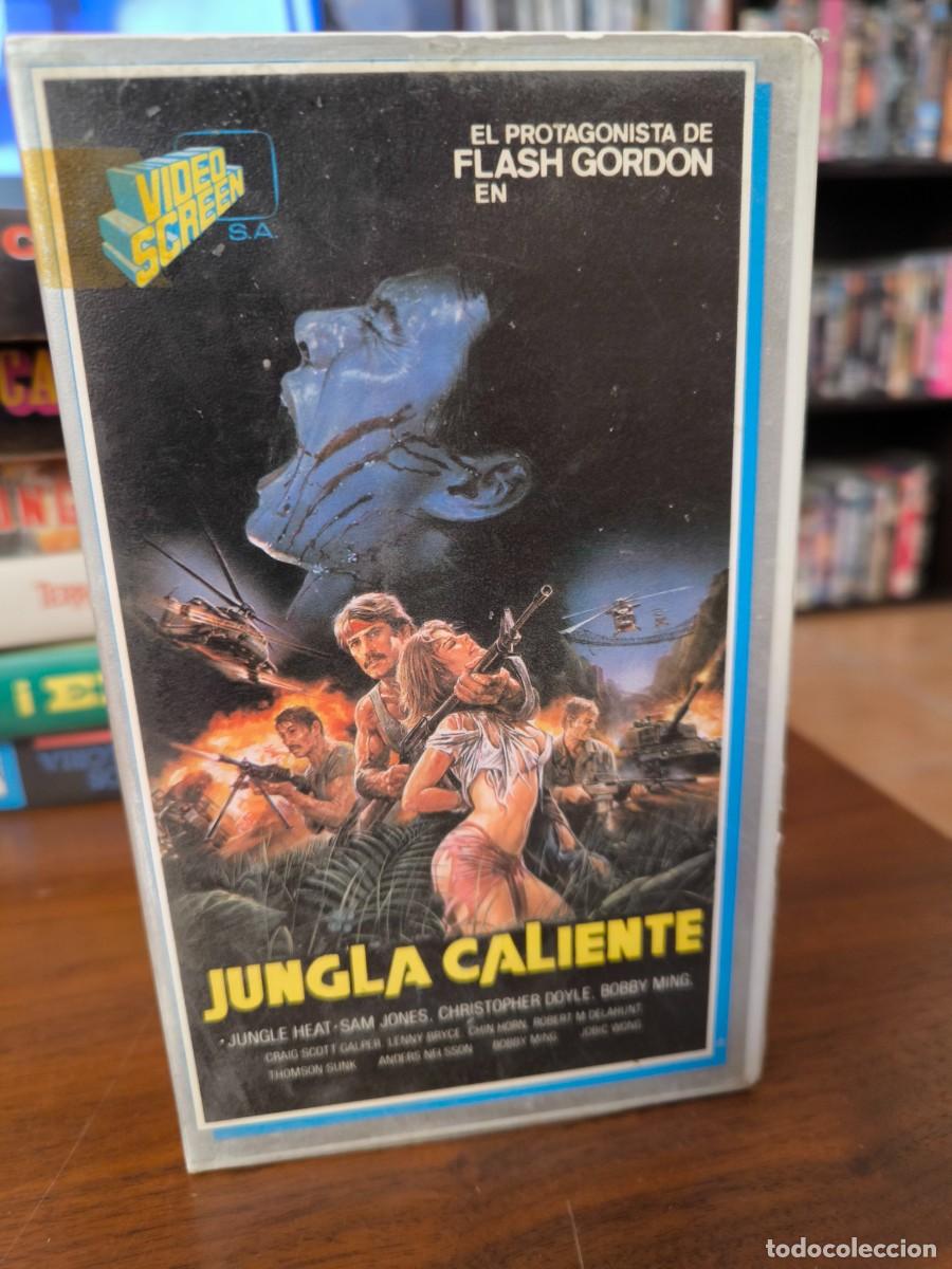 Cine: Jungla caliente VHS video screen