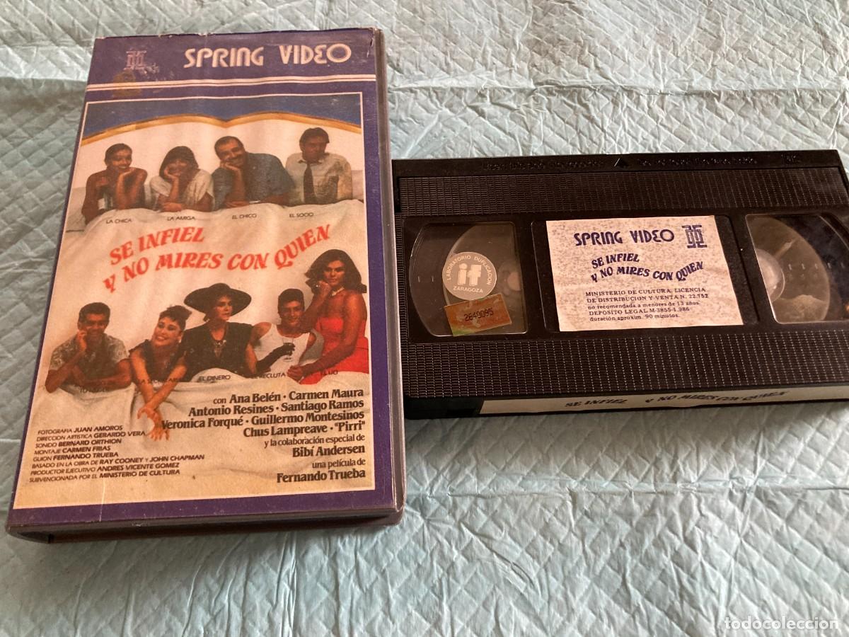 Cine: VHS ORIGINAL / SE INFIEL Y NO MIRES CON QUIEN