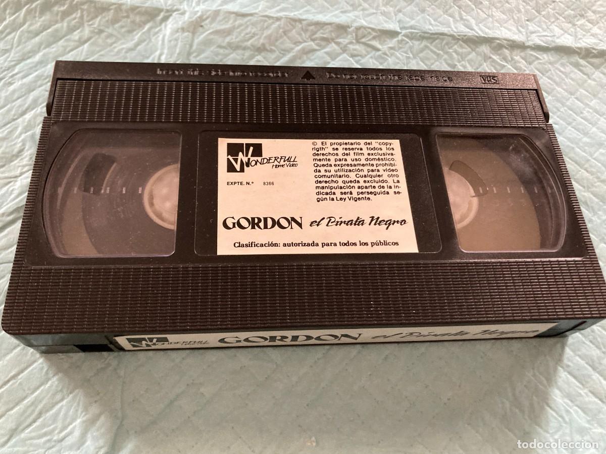 Cine: VHS ORIGINAL SIN CARATULA Y SIN ESTUCHE / GORDON EL PIRATA NEGRO