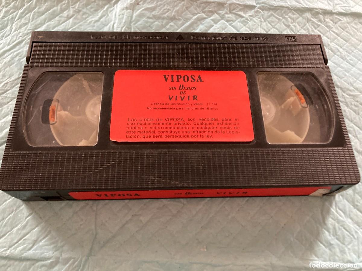 Cine: VHS ORIGINAL SIN CARATULA Y SIN ESTUCHE / SIN DESEOS DE VIVIR - VESTIDA DE TERCIOPELO AZUL -
