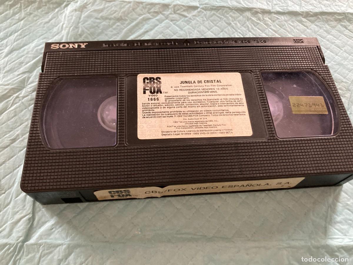 Cine: VHS ORIGINAL SIN CARATULA / JUNGLA DE CRISTAL