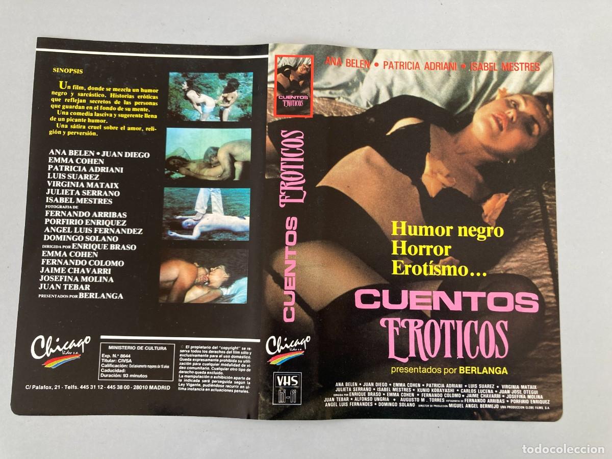 Cine: Car&aacute;tula video original CUENTOS EROTICOS