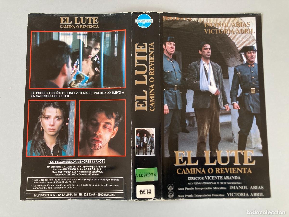 Cine: Car&aacute;tula video original EL LUTE CAMINA O REVIENTA
