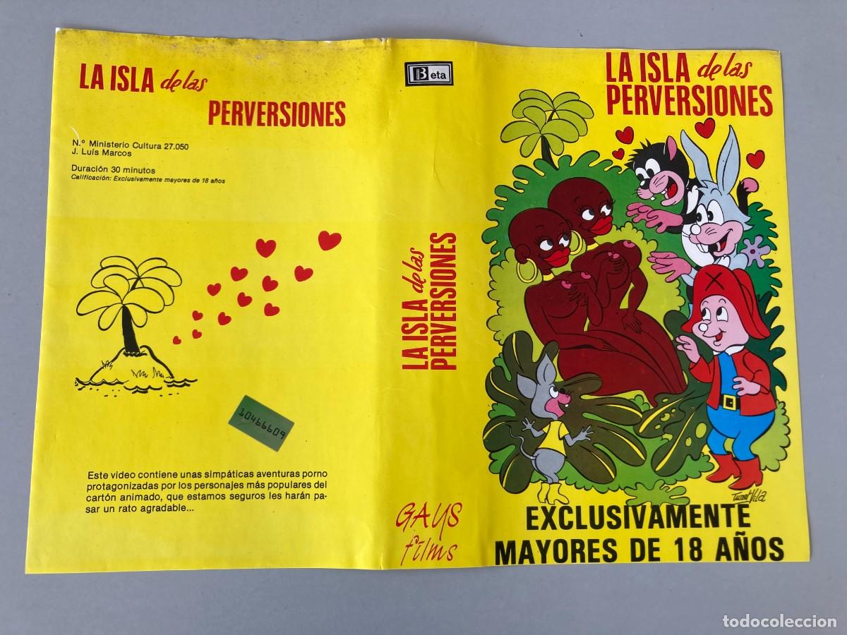 Cine: Car&aacute;tula video original LA ISLA DE LAS PERVERSIONES