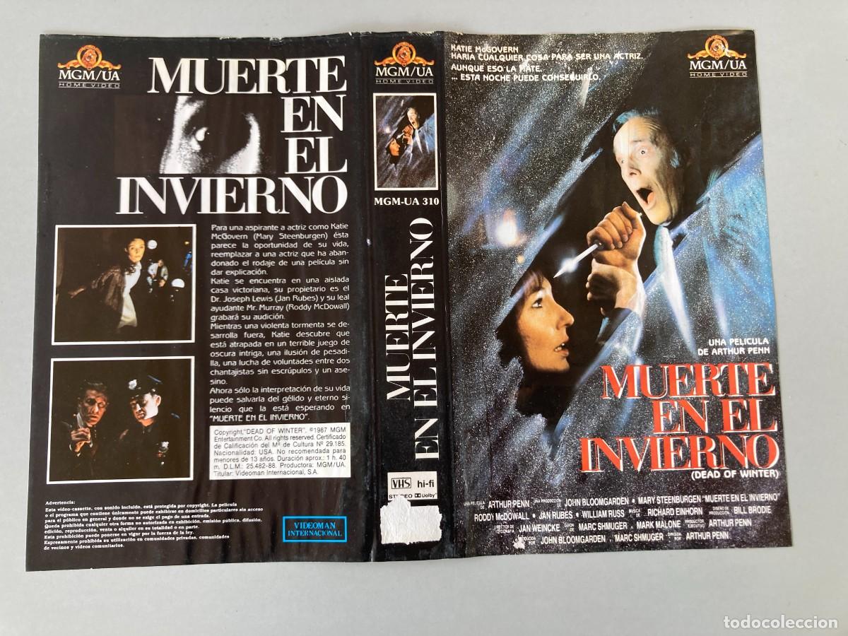 Cine: Car&aacute;tula video original MUERTE EN EL INVIERNO