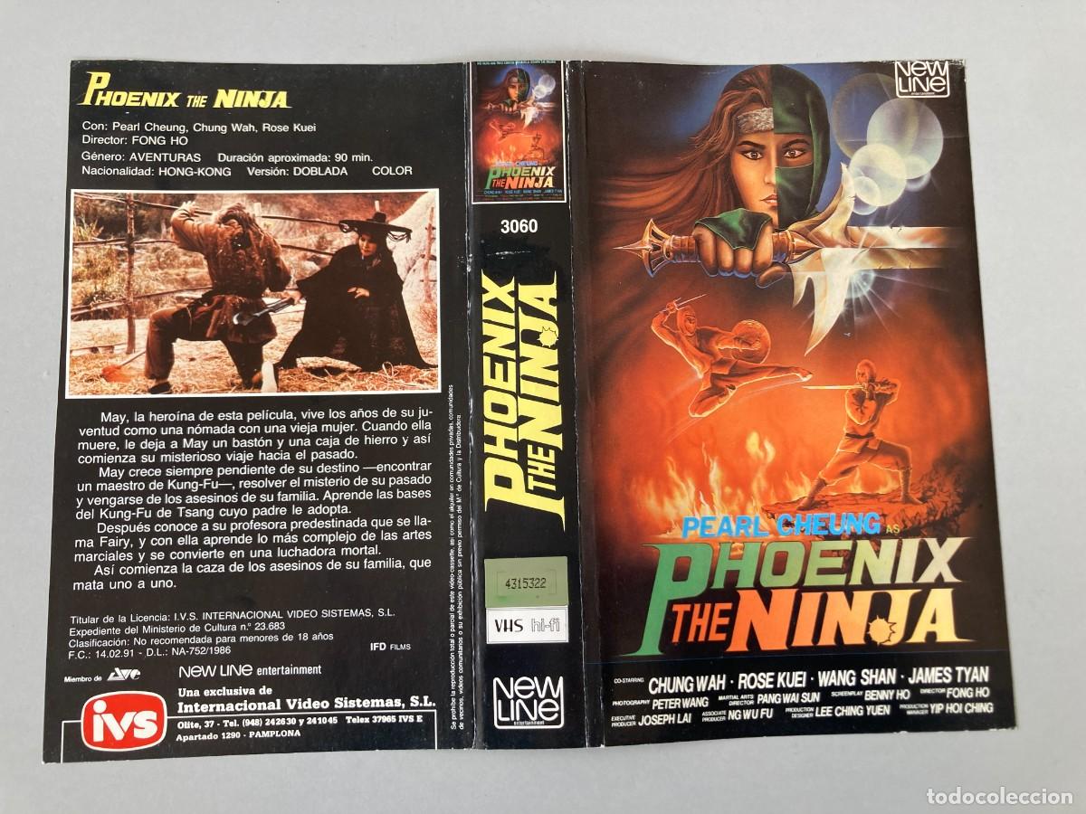 Cine: Car&aacute;tula video original PHOENIX THE NINJA