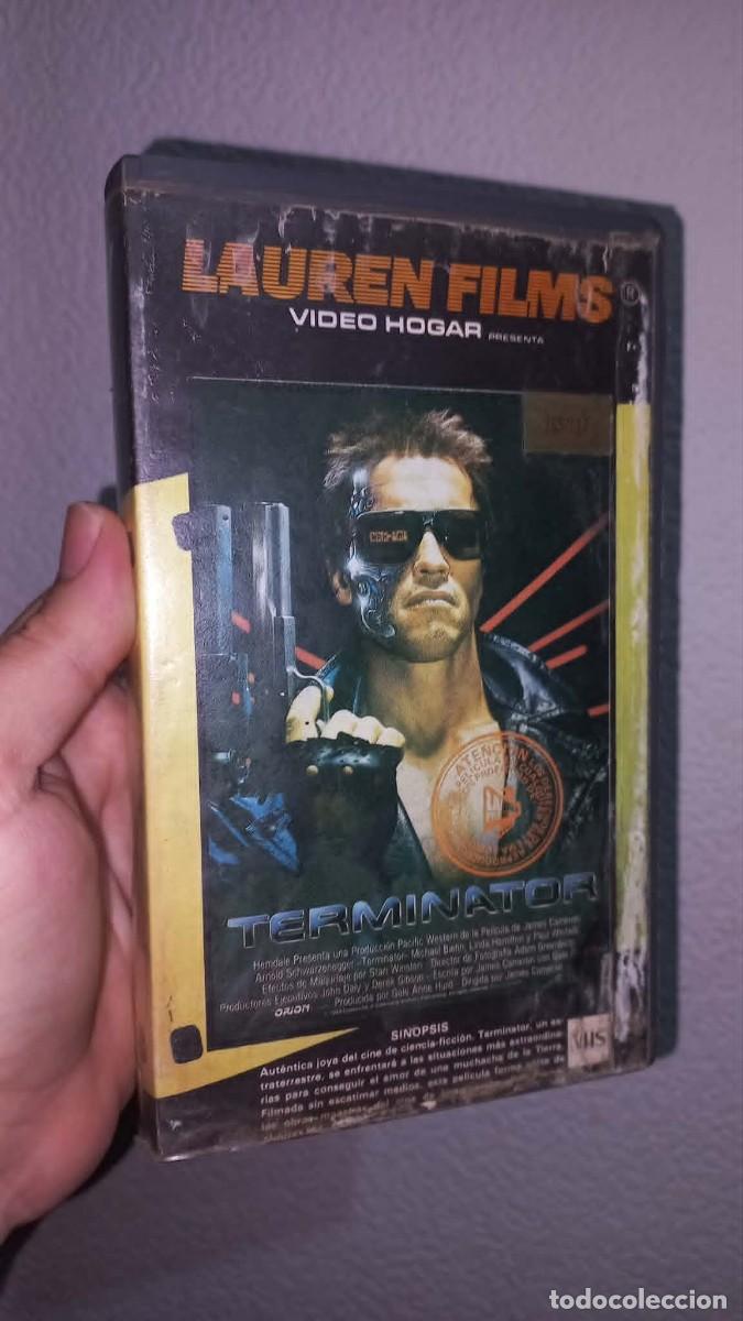 Cine: VHS Terminator 1a Edici&oacute;n Videoclub 1984 - Lauren Films