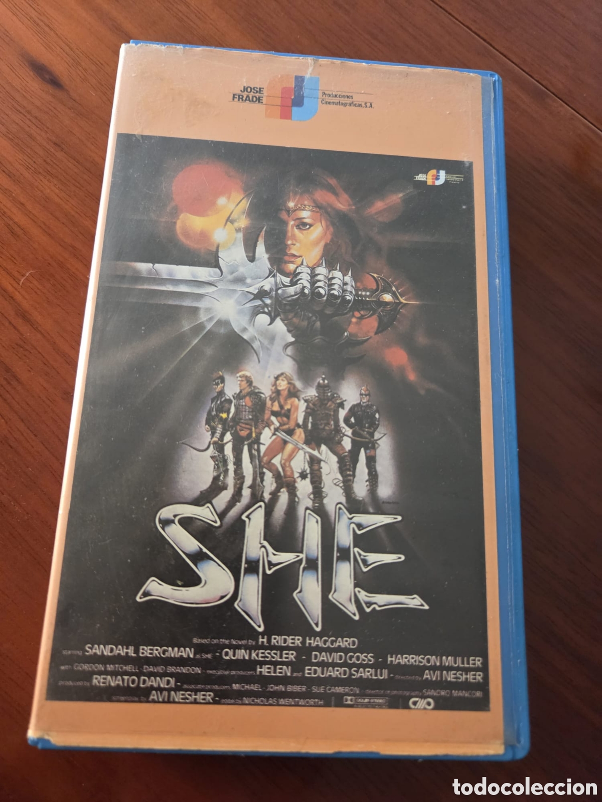 Cine: VHS She original vintage &ndash; Fantas&iacute;a / Aventuras &ndash; Producciones Cinematogr&aacute;ficas Jos&eacute; Frade