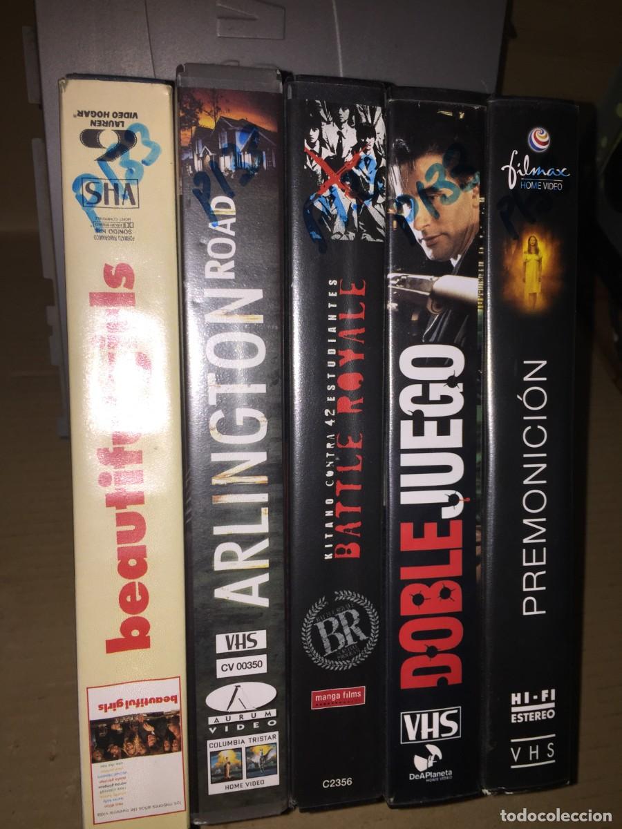 Cine: Pack n&ordm; 133 vhs Beautiful girls - Arlington road - Battle royale - Doble juego - Premonicion