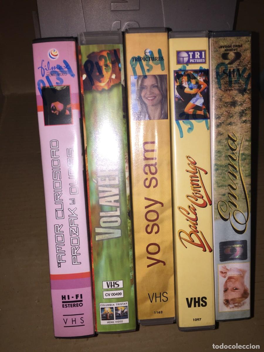 Cine: Pack n&ordm; 134 vhs amor curiosidad prozak - volaer - yo soy sam - Baila conmigo - Emma