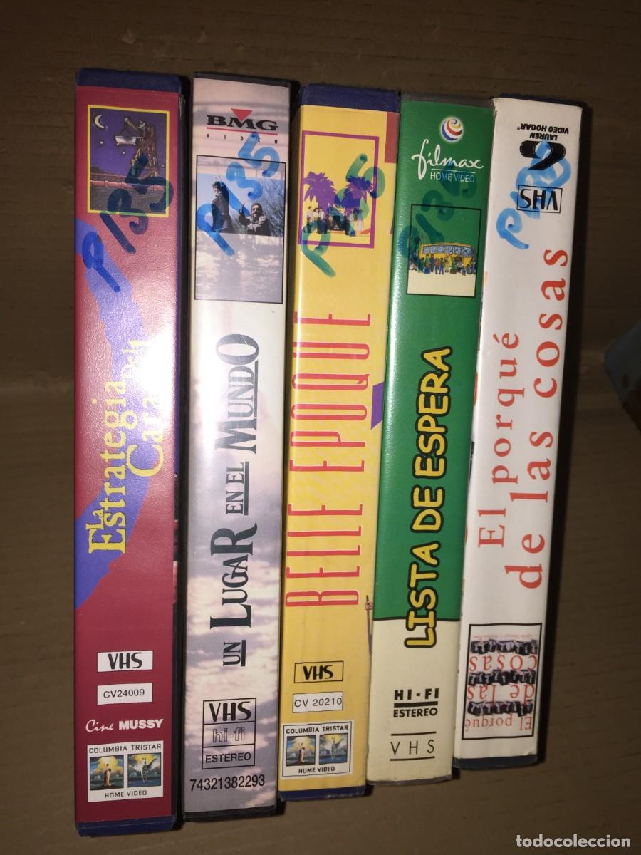 Cine: Pack n&ordm; 135 vhs la estrategia del caracol - Un lugar del mundo - Belle epoque - lista de espera - el