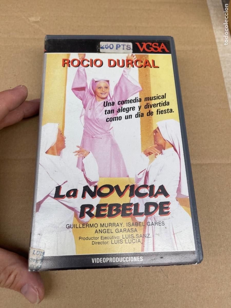 Cine: PEL&Iacute;CULA VHS LA NOVICIA REBELDE - ROCIO D&Uacute;RCAL PEDIDO M&Iacute;NIMO 8&euro;