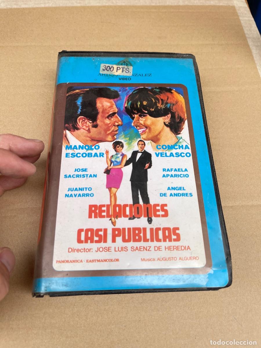 Cine: PEL&Iacute;CULA V&Iacute;DEO Relaciones casi publicas vhs manolo escobar PEDIDO M&Iacute;NIMO 8&euro;