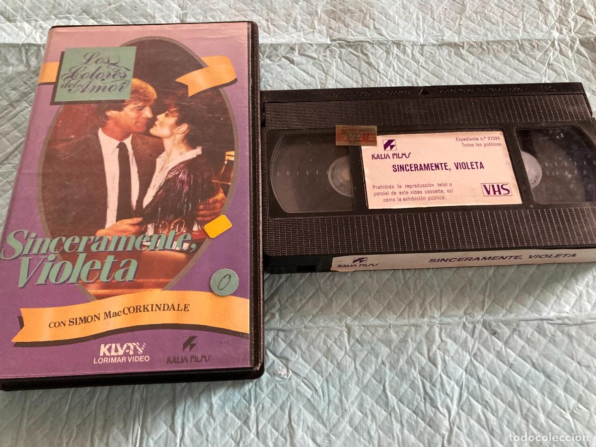 Cine: VHS ORIGINAL / SINCERAMENTE VIOLETA