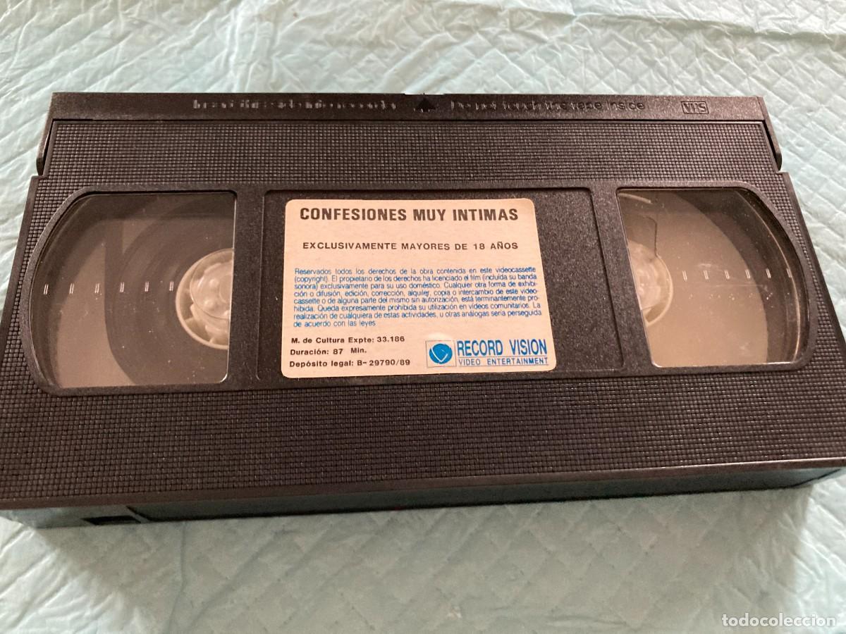 Cine: VHS ORIGINAL SIN CARATULA Y SIN ESTUCHE / CONFESIONES MUY INTIMAS