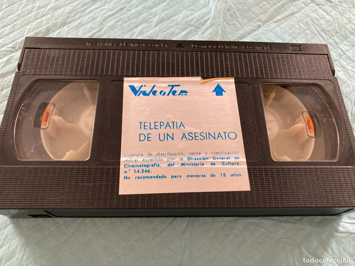 Cine: VHS ORIGINAL SIN CARATULA Y SIN ESTUCHE / TELEPATIA DE UN ASESINATO