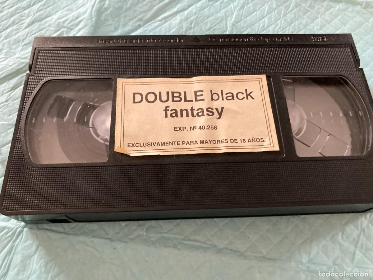 Cine: VHS ORIGINAL SIN CARATULA Y SIN ESTUCHE / DOUBLE BLACK FANTASY