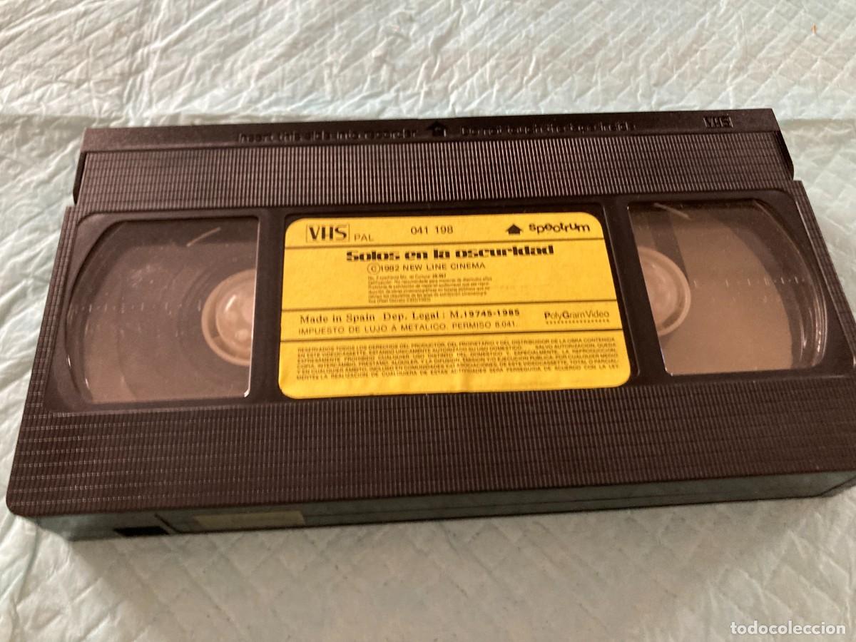 Cine: VHS ORIGINAL SIN CARATULA / SOLOS EN LA OSCURIDAD