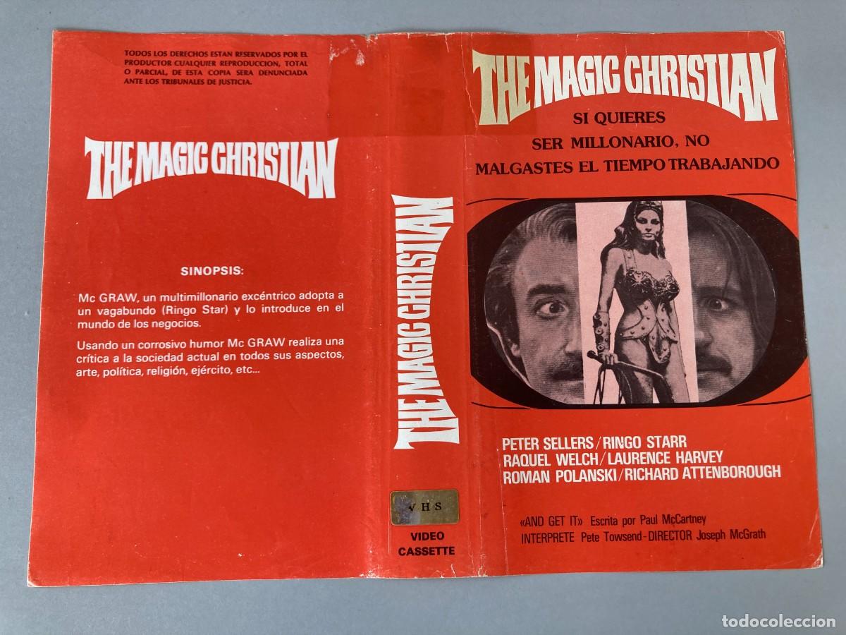 Cine: Car&aacute;tula video original THE MAGIC CHRISTIAN - RINGO STARR - BEATLES - Si quieres ser millonario ....