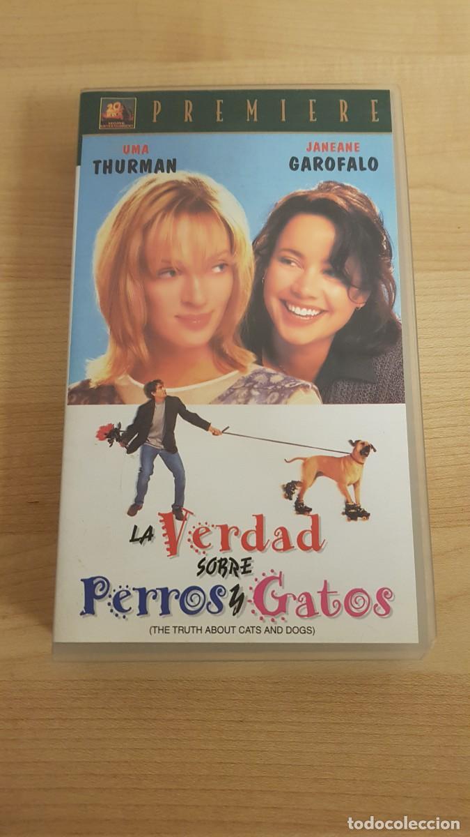 Cine: La Verdad Sobre Perros y Gatos VHS Una Thurman Janeane Garofalo Ben Chaplin