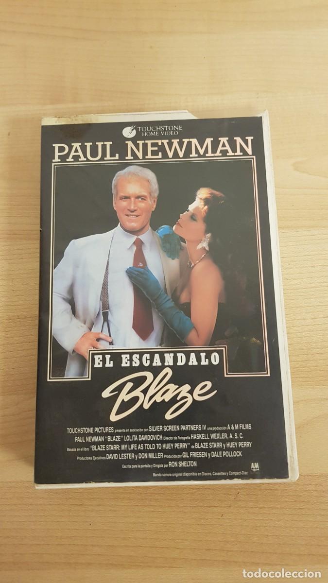 Cine: El Escandalo Blaze VHS Paul Newman Ron Shelton