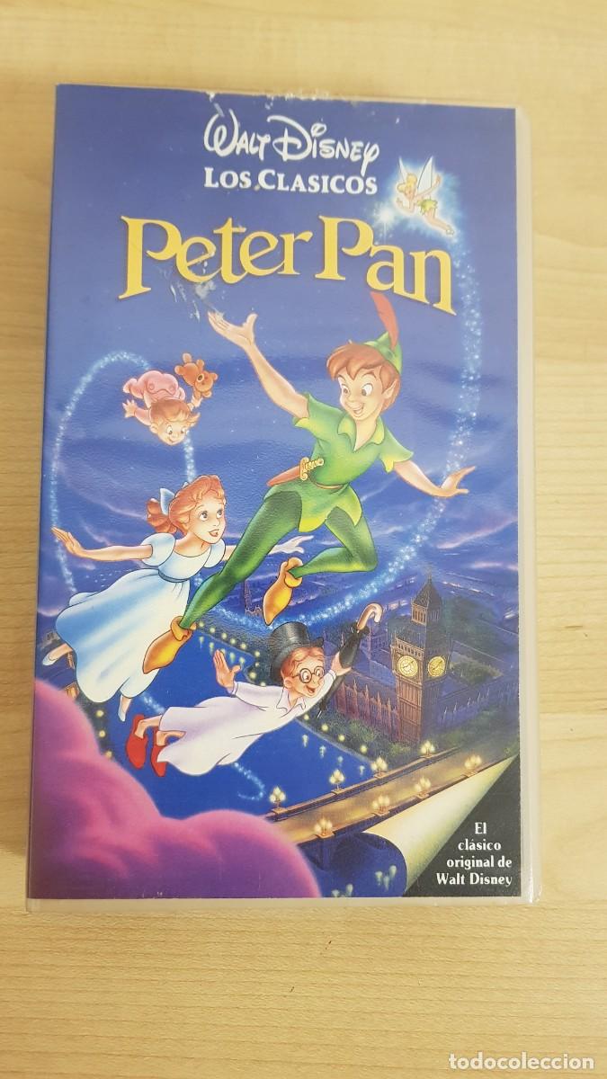 Cine: Peter Pan VHS Los Clasicos de Walt Disney Capitan Garfio Wendy