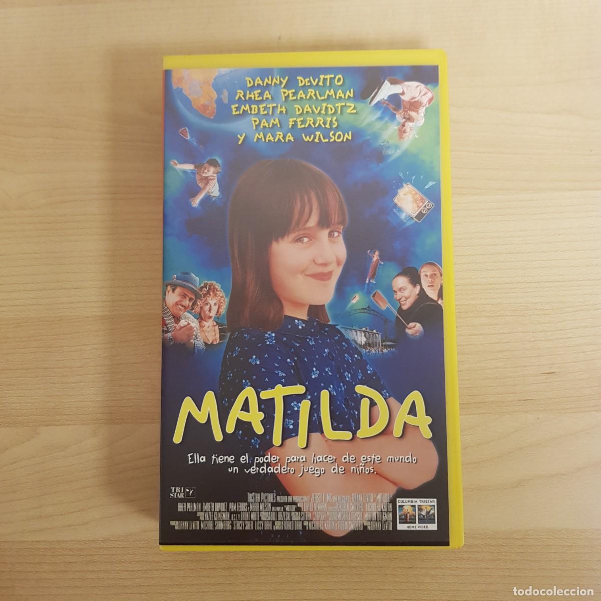 Cine: Matilda VHS Mara Wilson Danny Devito Rhea Pearlman Pam Ferris Embeth Davidtz