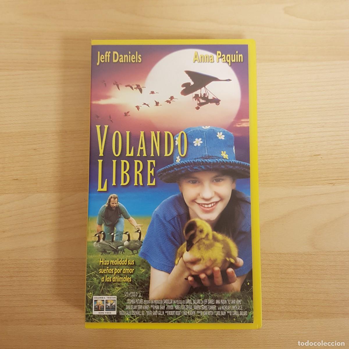 Cine: Volando Libre VHS Jeff Daniels Anna Paquin Carroll Ballard Dana Delany