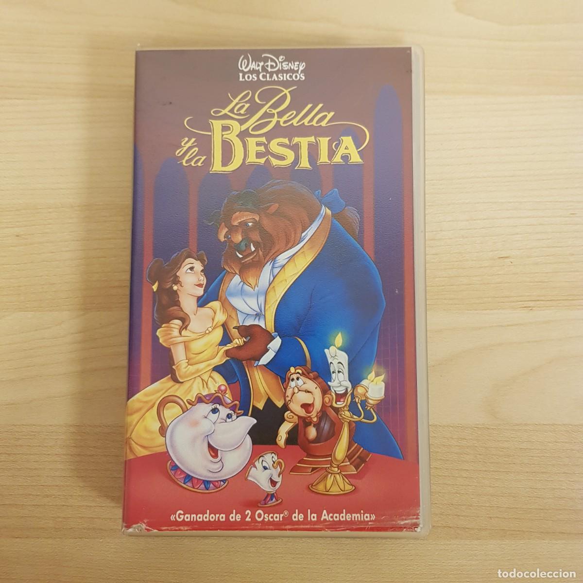Cine: La Bella y La Bestia VHS Los Clasicos Walt Disney
