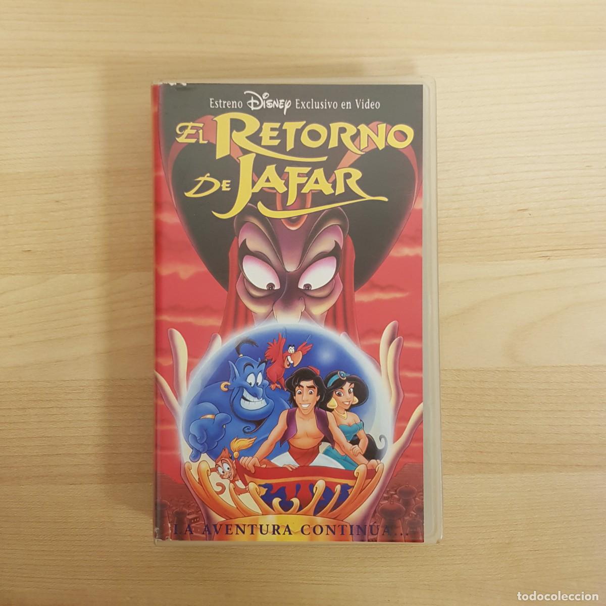 Cine: El Retorno de Jafar VHS Walt Disney Aladdin Yasmine Genio