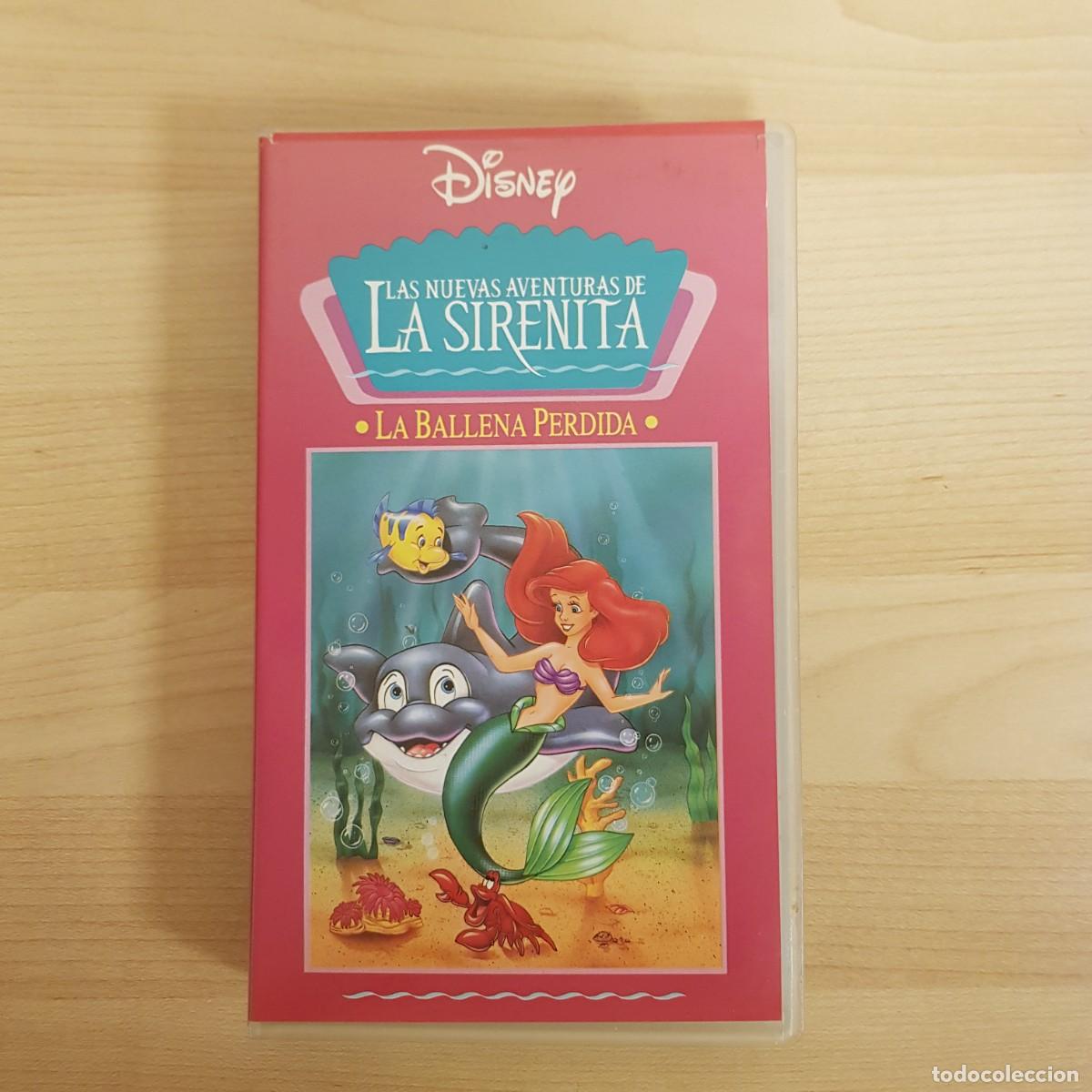 Cine: Las Nuevas Aventuras de La Sirenita La Ballena Perdida VHS Walt Disney