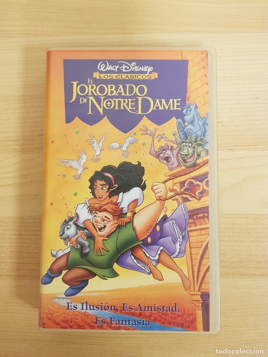 Cine: El Jorobado de Notre Damme VHS Los Clasicos Walt Disney
