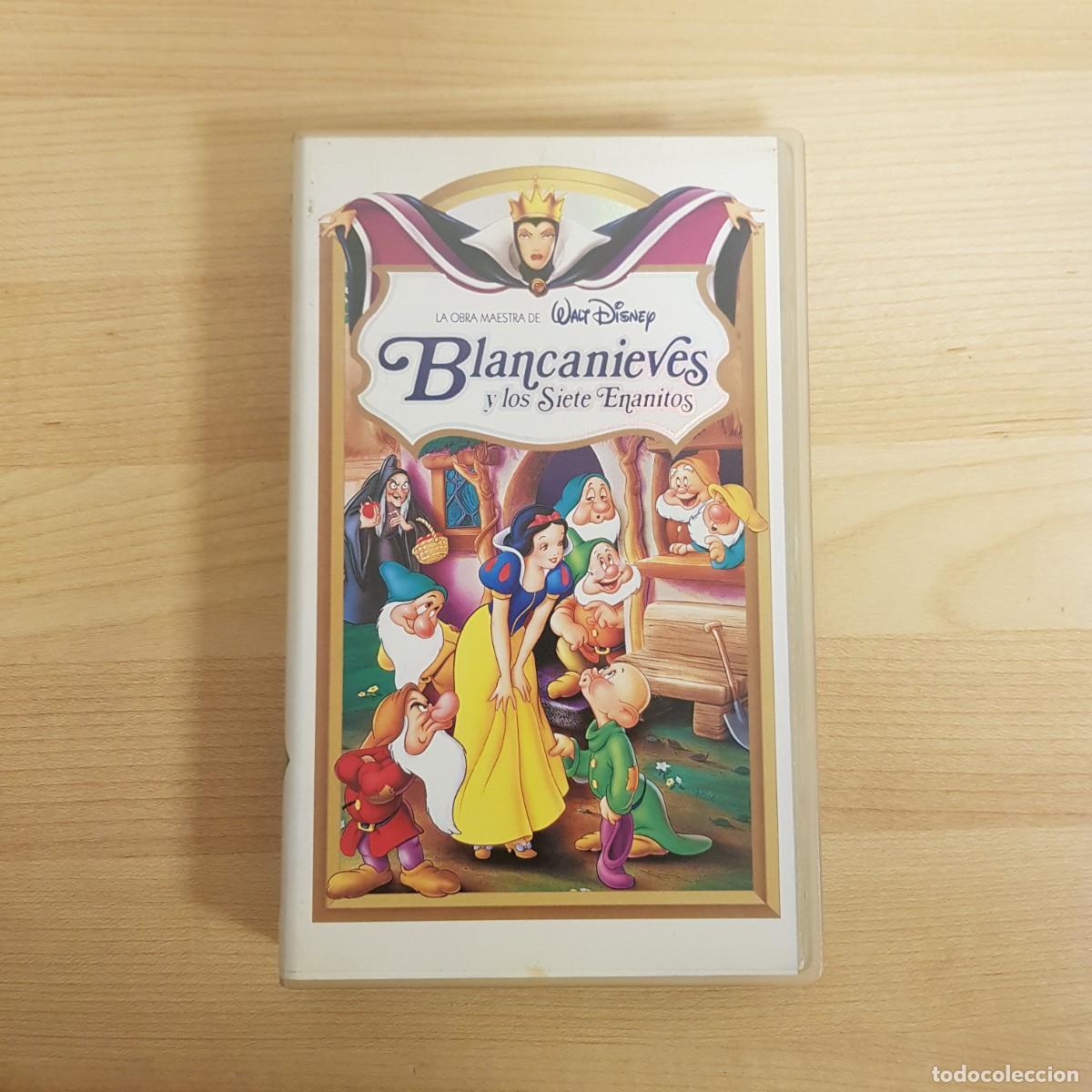 Cine: Blancanieves y Los Siete Enanitos VHS La Obra Maestra de Walt Disney
