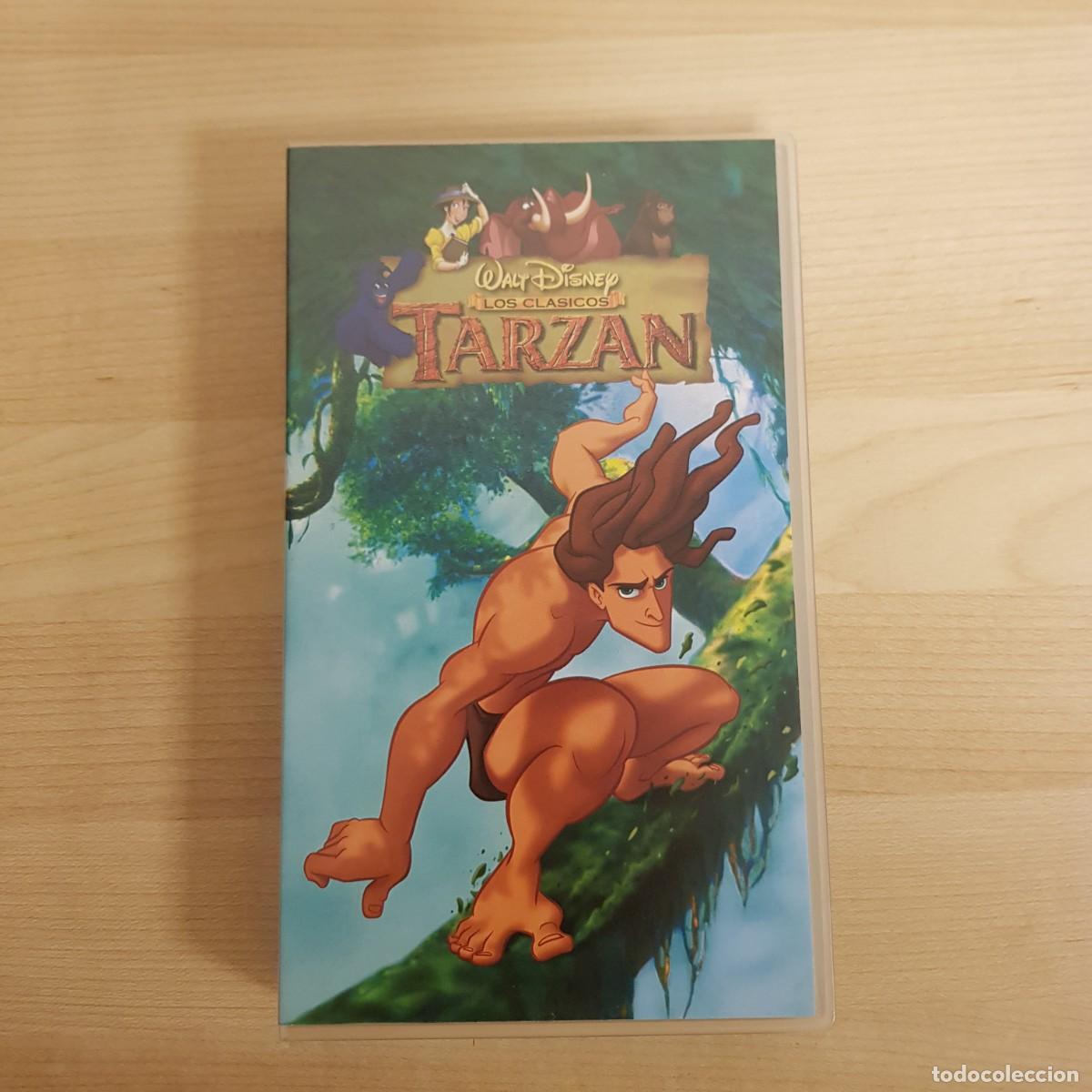 Cine: Tarzan VHS Los Clasicos Walt Disney Phil Collins Mark Mancina Kevin Lima