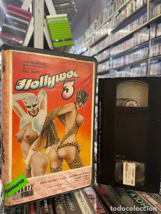 Cine: HOLLYWOOD 3 VHS CINE PORNO/EROTICO