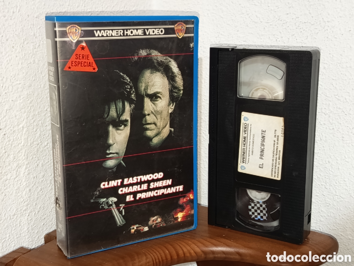 Cine: El principiante. Clint Eastwood. Pel&iacute;cula VHS