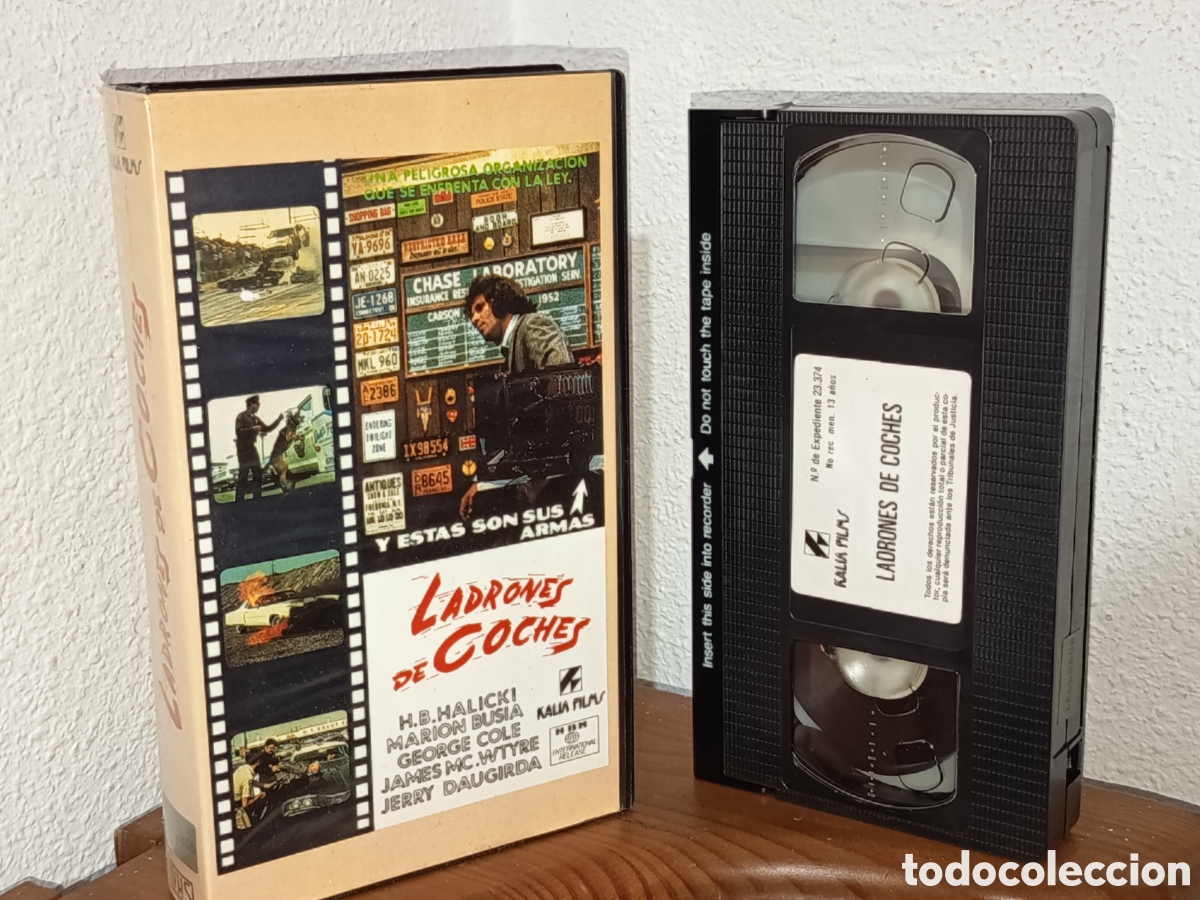 Cine: Ladrones de coches. Pel&iacute;cula VHS