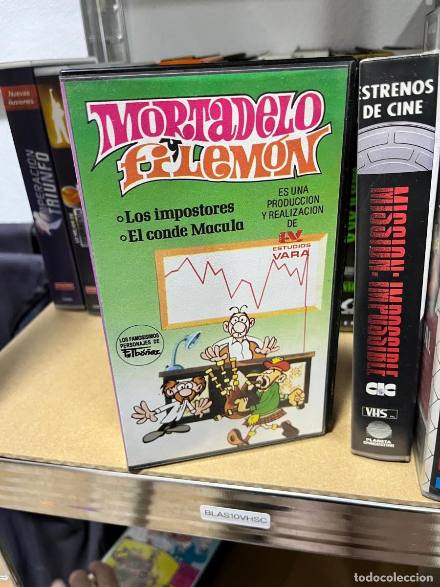 Cine: BLAS10VHSC - Pel&iacute;cula VHS: Mortadelo y Filem&oacute;n: Los impostores / El conde M&aacute;cula &ndash; Animaci&oacute;n.