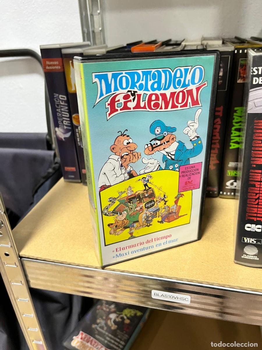 Cine: BLAS10VHSC - Pel&iacute;cula VHS: Mortadelo y Filem&oacute;n: El armario del tiempo / Maxi aventura en el mar &ndash; An