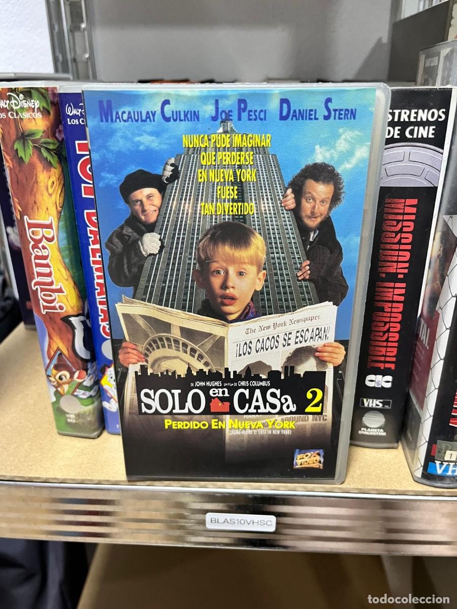 Cine: BLAS10VHSC - Pel&iacute;cula VHS: Solo en casa 2: Perdido en Nueva York &ndash; Comedia familiar.