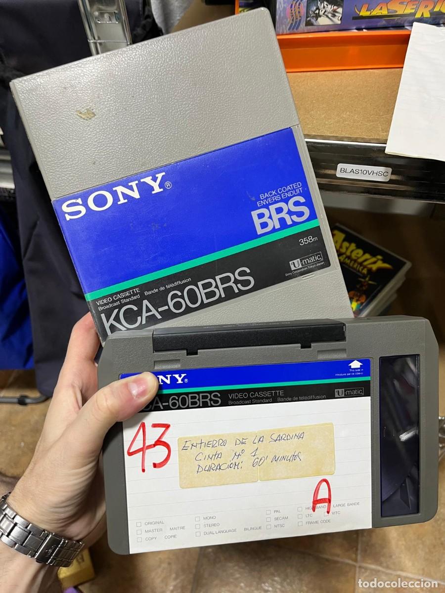 Cine: BLAS10VHSC VHS videocinta Sony KCA-60BRS dise&ntilde;ada para el formato profesional U-Matic de 3/4 pulgada