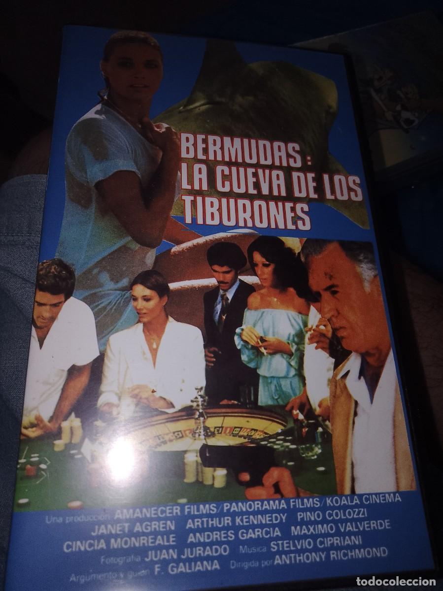 Cine: Bermudas la cueva de los tiburones vhs