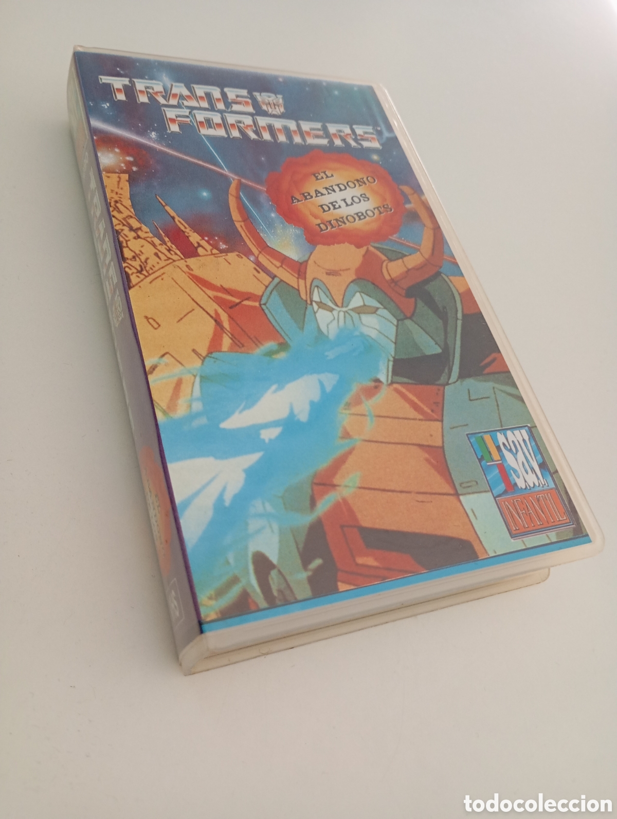 Cine: VHS Transformers 1990 El Abandono de los Dinobots # pel&iacute;cula retro vintage