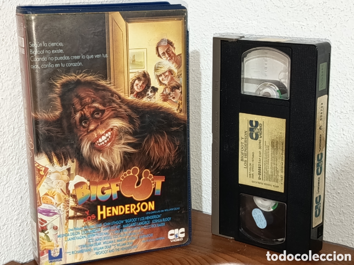 Cine: Bigfoot y los Henderson. Pel&iacute;cula VHS