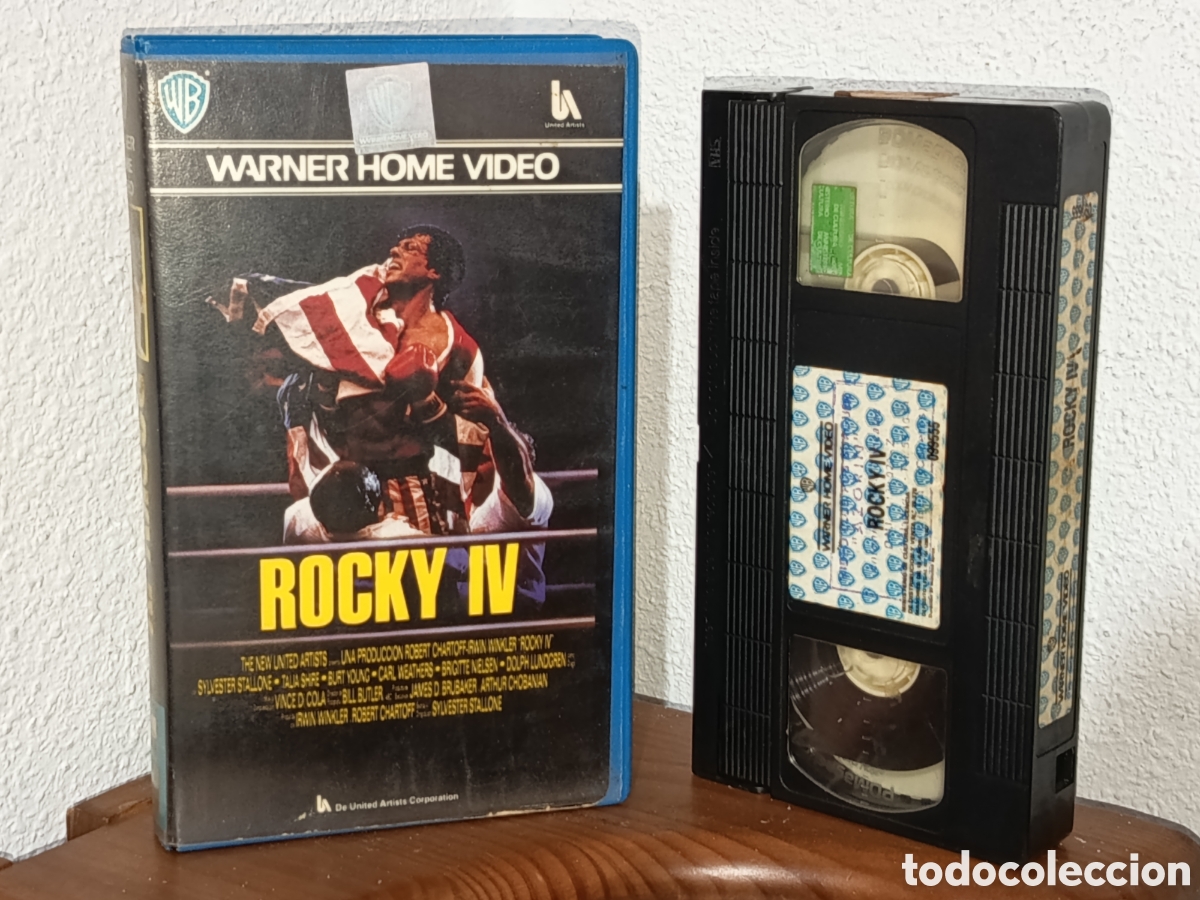 Cine: Rocky 4. Sylvester Stallone. Pel&iacute;cula VHS